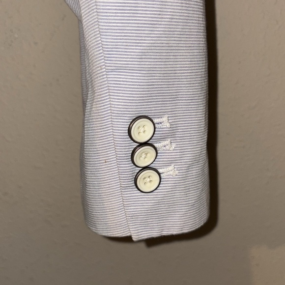 Gap seersucker Academy Blazer. Size 12 - Picture 5 of 6